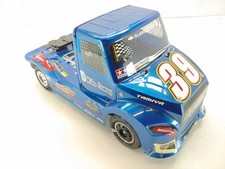 Tamiya TT-01 Type E 1/10 4x4 Euro Truck Semi Race Brushed ARTR Custom Body Used