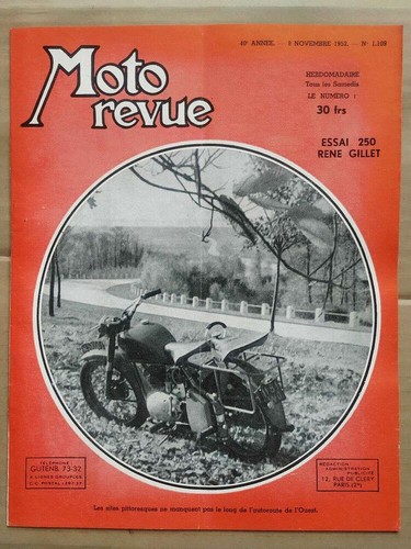 Moto revue 1109 essai 250 - n°,