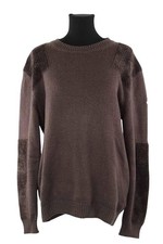 Pull en laine marron Moncler L