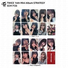 TWICE 14th Mini Album STRATEGY BDM POB Photocard Step 1,2,3,4 Ver. Digipack