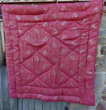Antique French BOUTIS piqué QUILT 1920 coverbed