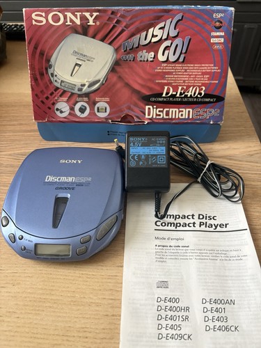 Sony discman e403 fonctionne - d-e403,