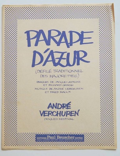 Partition vintage sheet music