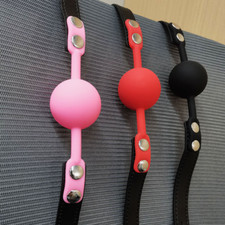 Silicone Open Mouth Ball Gag