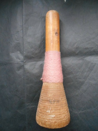 Ancienne bobine tissage - , bois
