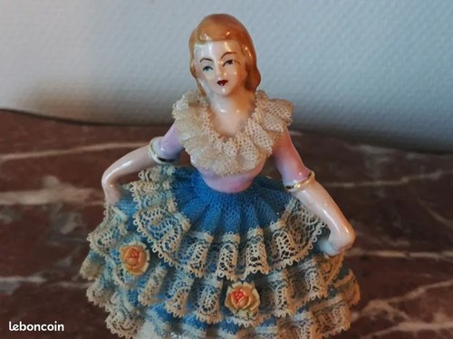 Ancienne figurine danseuse - danseuse, en