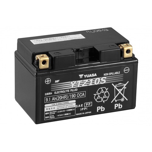 Batterie moto yuasa ytz10s 12v - moto,