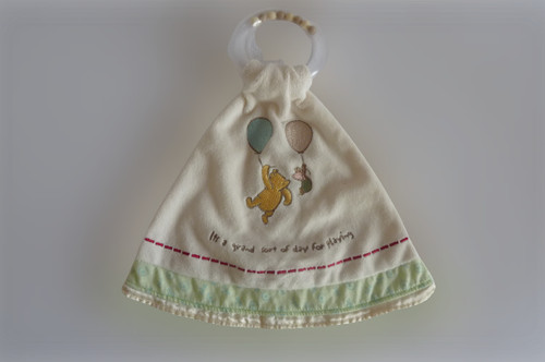 Doudou plat hochet winnie - plat,