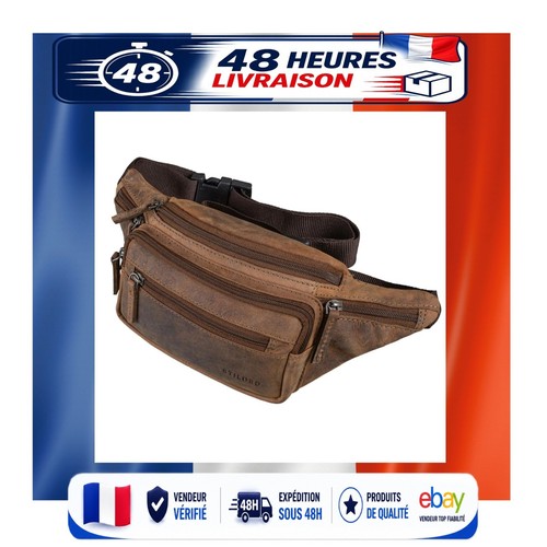 Sac banane vintage cuir - sac,