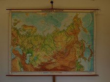 Carte Murale Scolaire De 1970