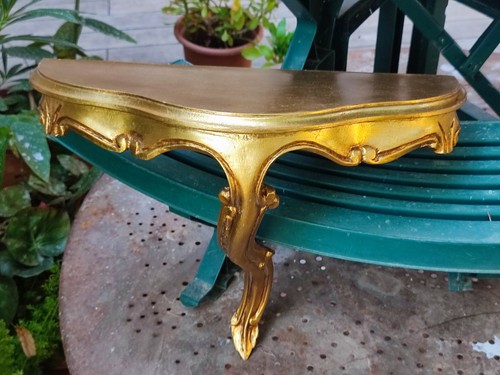 Ancienne console murale pied - ancienne,