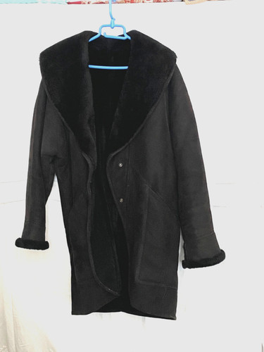 Manteau peau lainée - manteau, en