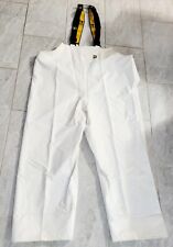 Guy Cotten Hitra Bib Waterproof Trousers White Good, Clean Fishing River Wear