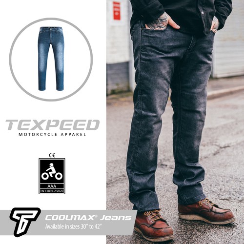 Texpeed jeans moto doublés - texpeed,