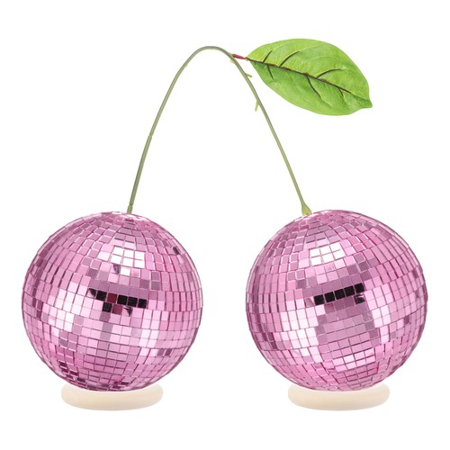 Boule facettes rose - boule,