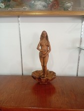 Birth Statue of Venus Naïad Nude Female Wood Carved Ancient Sculpture France