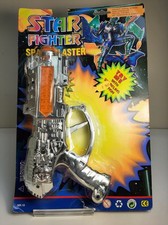 Ancien jouet PISTOLET Spatial sonore " Star Fighter Space Blaster " - 1998