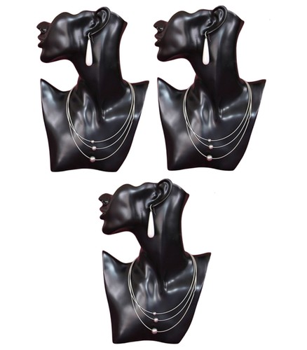 3er ensemble buste noir stand - 3er,
