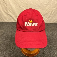 Head Shots Wawa Convenience Stores Logo Cap Adult Adjustable Red Hat