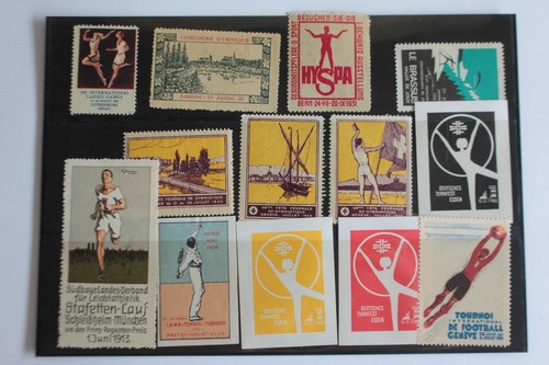 Lot vignettes sports et - 13,