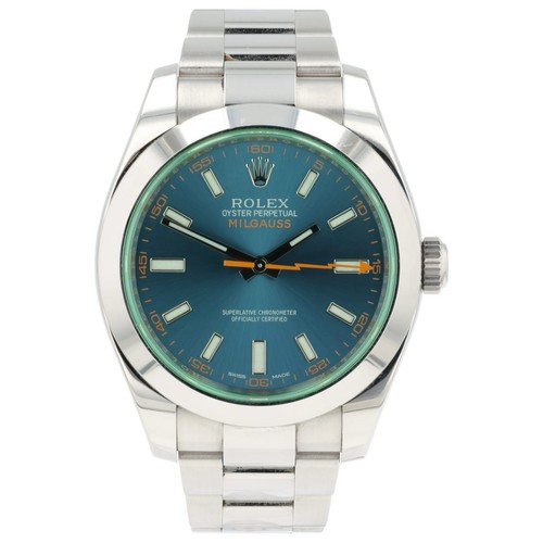 Rolex milgauss blue - z-blue, dial