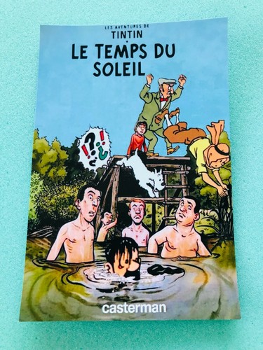 Carte postale 15x10 tintin - carte,