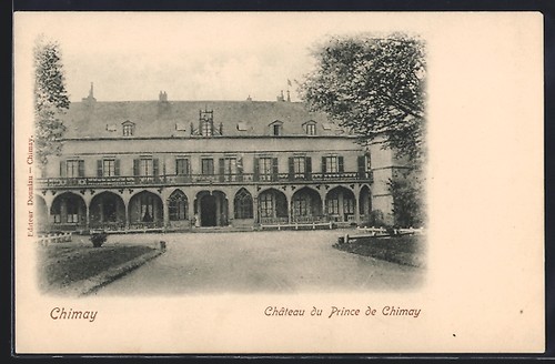 Cpa chimay chateau prince - chateau, du