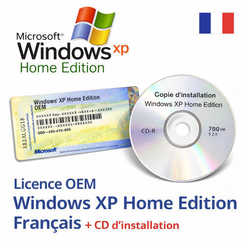 Licence windows home - xp, sp3