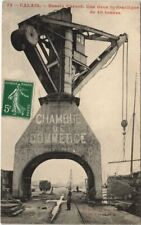 Old postcard Calais - Bessin Carnot - A 40-ton hydraulic crane (139710)
