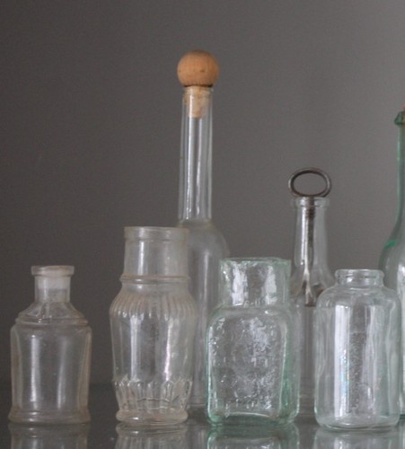 Bouteilles pharmacie verre - 7, pharmacie,