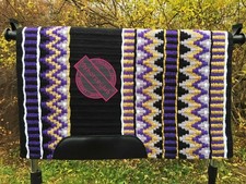 Tapis de selle High Horse Western Show coussin de laine capteur flexible...