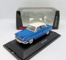 GC2187 SCHUCO / OPEL KAPITAN 1954 WHITE / BLUE 1/43