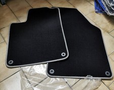 Set 2 Tapis VELOURS Noir Pour