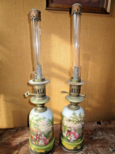 Paire jolies lampes - lampes, à