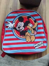 Vintage Disney Small Backpack with Mickey Mouse and Pluto