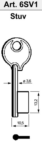 6sv1 clé boîte aux - boîte,
