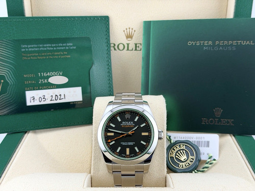 Rolex milgauss 116400gv - rolex,