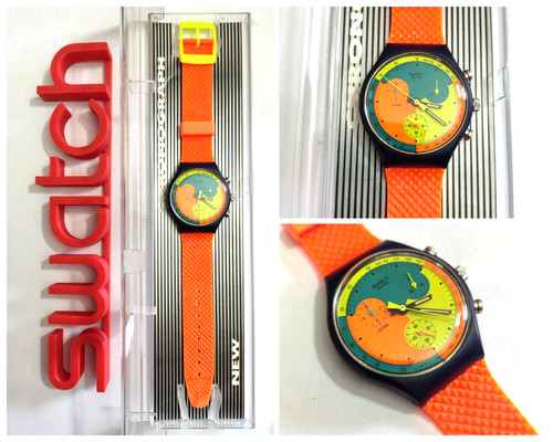 Swatch chrono scn101 montre - scn101,