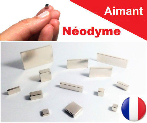 Lot aimants néodyme bloc cube - néodyme,