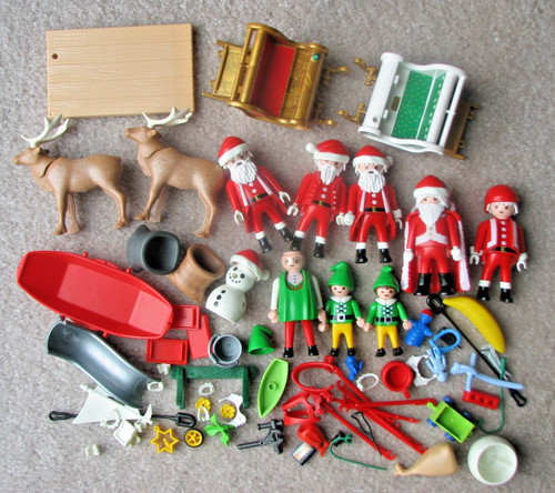 Playmobil santas elves sleighs - santas,