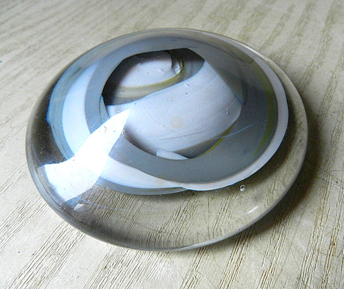 Presse papier vintage verre - en,