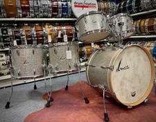 Sonor VINTAGE Shellset En "Vintage Argent Pailleté" 22, 12, 13, 14, 16" + DTH