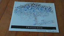 RARE COLLECTOR - MENU HOTEL RESTAURANT TROISGROS