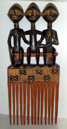 Superbe grand peigne africain - superbe,