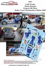 DECALS 1/43 REF 1167 PEUGEOT