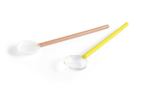 Hay glass spoons set 2 - hay,