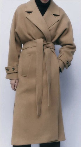 Zara manteau long beige - zara,
