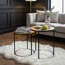 Table gigogne 2 pcs métal