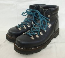 Galibier AVORIAZ Trekking Boots Black Leather Made in France 6/25cm