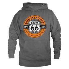 Route 66 America's Highway Graphic Pullover Hoodie